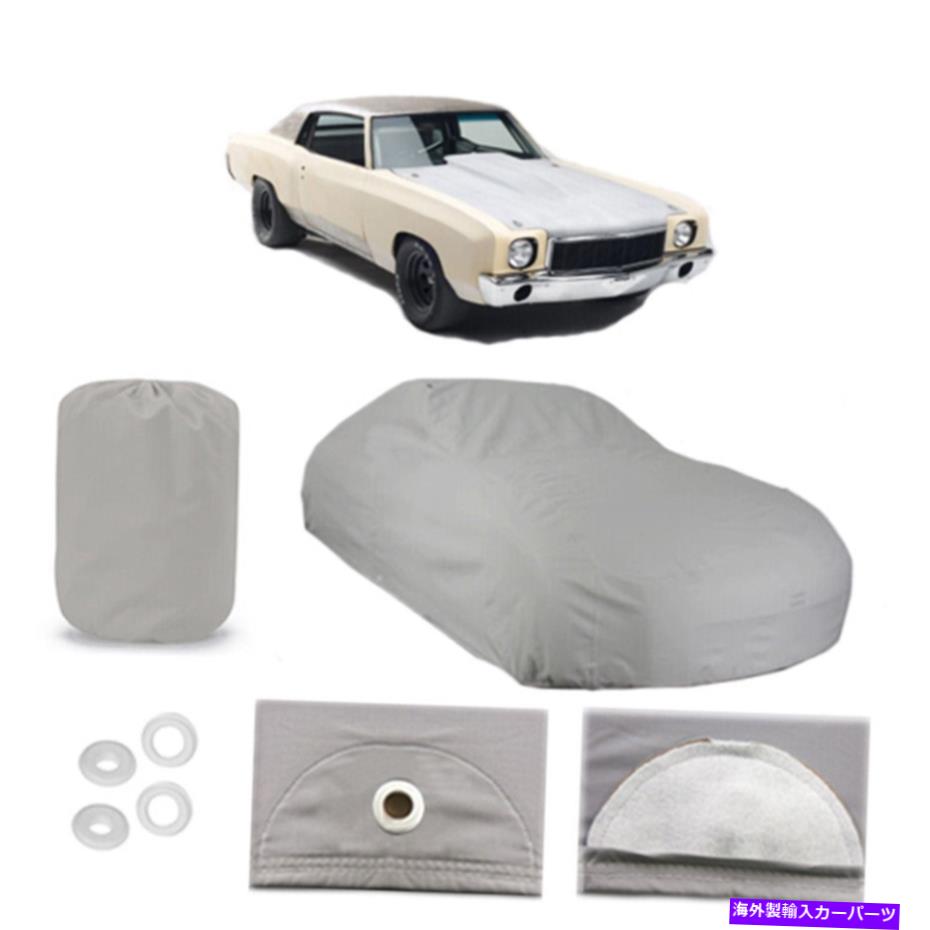カーカバー シボレーモンテカルロ4レイヤーカーカバーアウトドアウォータープルーフレインスノーサン第1世代 Chevy Monte Carlo 4 Layer Car Cover Outdoor Water Proof Rain Snow Sun 1st Gen【並行輸入品】