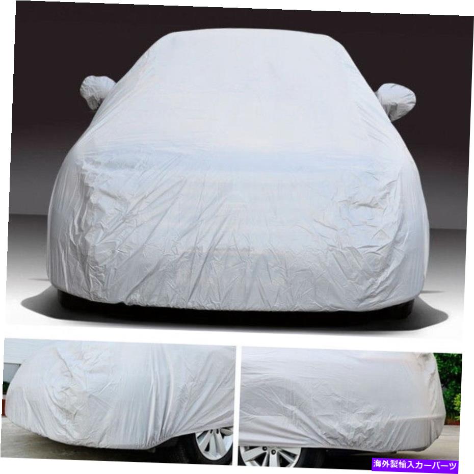 カーカバー カーカバーコートソフトケースプロテクターダストスクラッチサンUV熱雨雪防水 Car Cover Coat Soft Case Protector Dust Scratch Sun UV Heat Rain Snow Waterproof【並行輸入品】