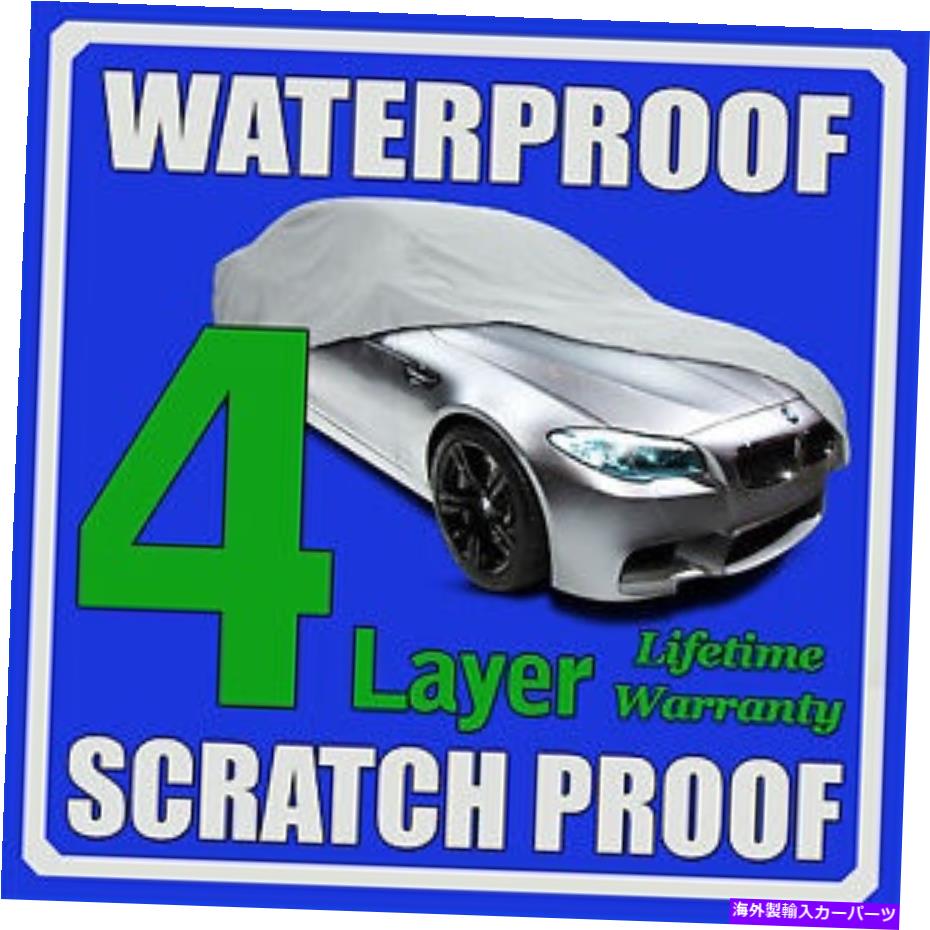 カーカバー 4レイヤーカーカバー通気性防水層屋外の屋内ソフトライニングフォグ 4 Layer Car Cover Breathable Waterproof Layers Outdoor Indoor Soft Lining Fog【並行輸入品】