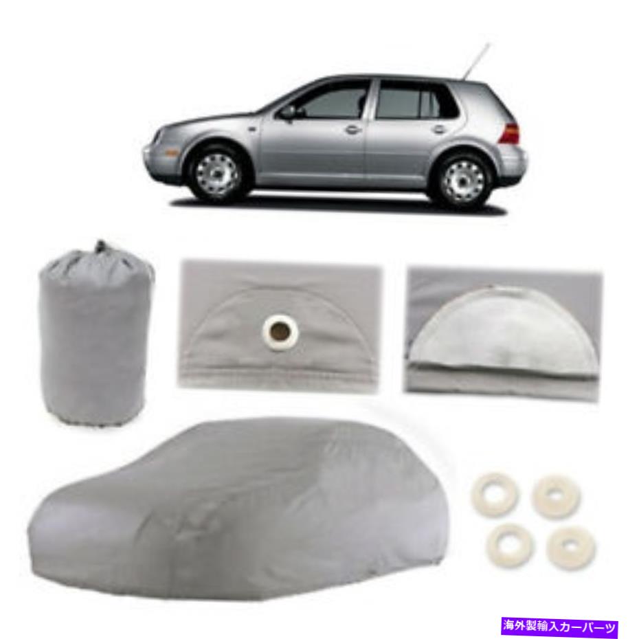 カーカバー フォルクスワーゲンゴルフ6レイヤーカーカバーフィットアウトドアウォータープルーフレインスノーサンダスト Volkswagen Golf 6 Layer Car Cover Fitted Outdoor Water Proof Rain Snow Sun Dust【並行輸入品】