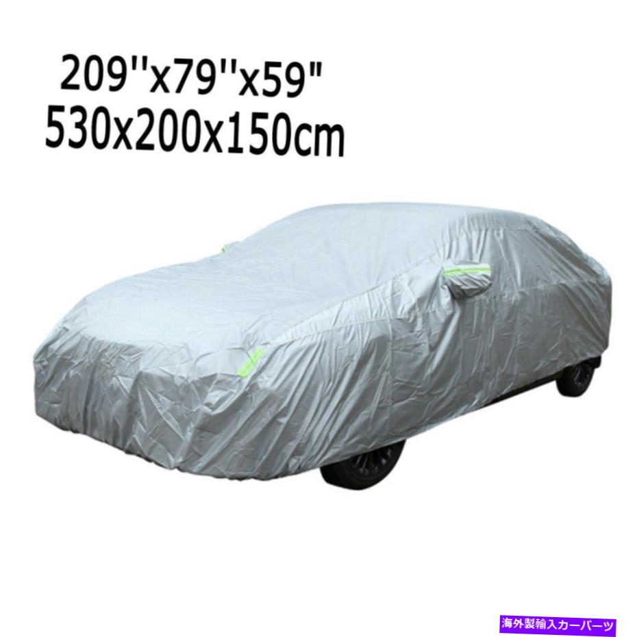 カーカバー フルカーカバーレインUVダストスノー耐性ユニバーサルフィットセダン保護3xxxl Full Car Cover Rain UV Dust Snow Resistant Universal Fit Sedan Protection 3XXXL【並行輸入品】