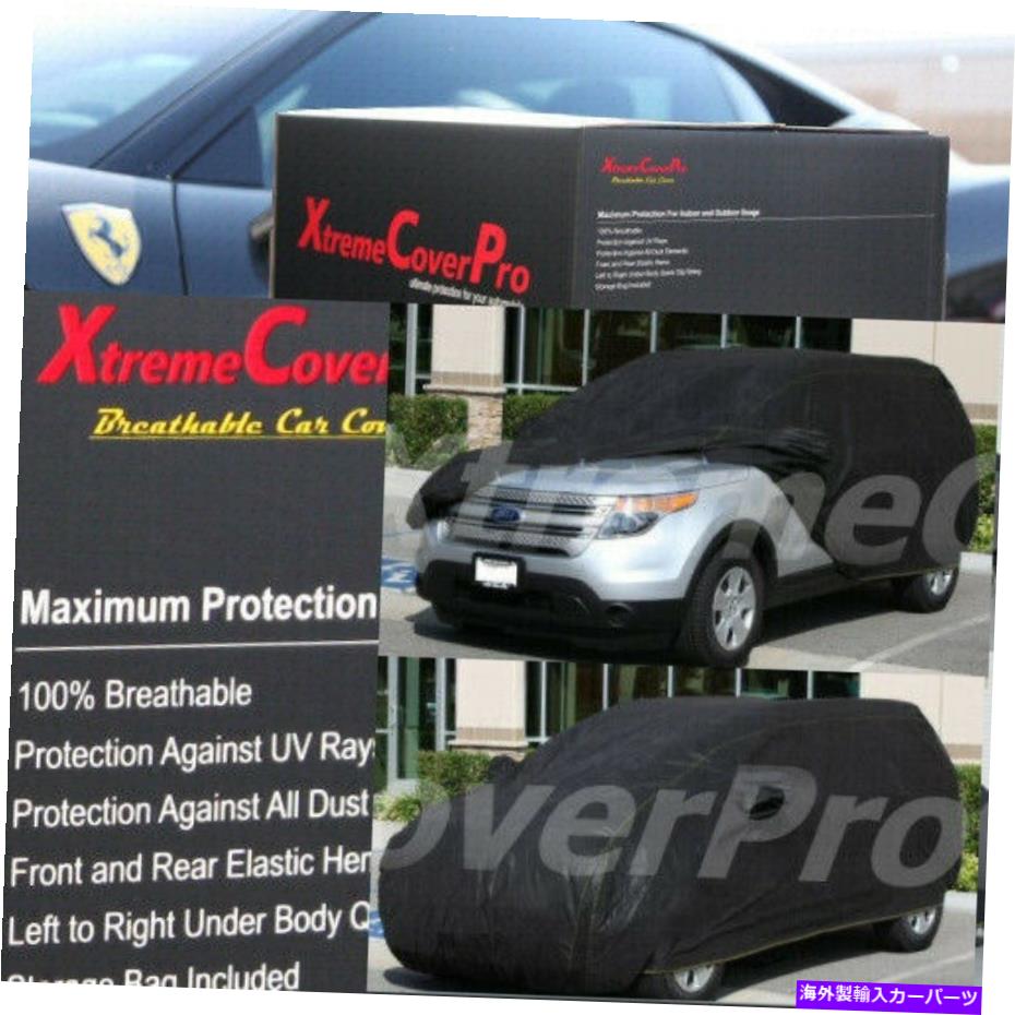 カーカバー 2022フォードブロンコ2ドアスポーツ通気性カーカバーw/ミラーポケットブラック 2022 FORD BRONCO 2 DOOR SPORT BREATHABLE CAR COVER W/MIRROR POCKET BLACK【並行輸入品】