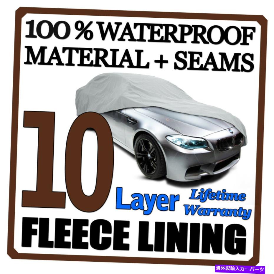 カーカバー 10レイヤーカーカバー通気性防水層屋外の屋内フリースライニングフィズ 10 Layer Car Cover Breathable Waterproof Layers Outdoor Indoor Fleece Lining Fiz【並行輸入品】