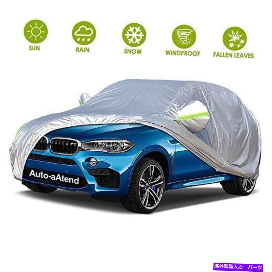 カーカバー 車のカバー屋外SUVカーカバー自動車用のユニバーサルフルカーカバーすべて... Car Cover Outdoor SUV Car Cover Universal Full Car Covers for Automobiles All...【並行輸入品】