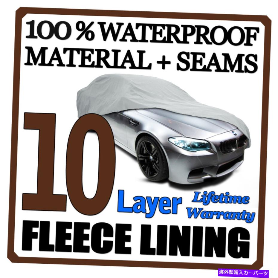 カーカバー 10レイヤーカーカバー通気性防水層屋外の屋内フリースライニングフィック 10 Layer Car Cover Breathable Waterproof Layers Outdoor Indoor Fleece Lining Fic【並行輸入品】