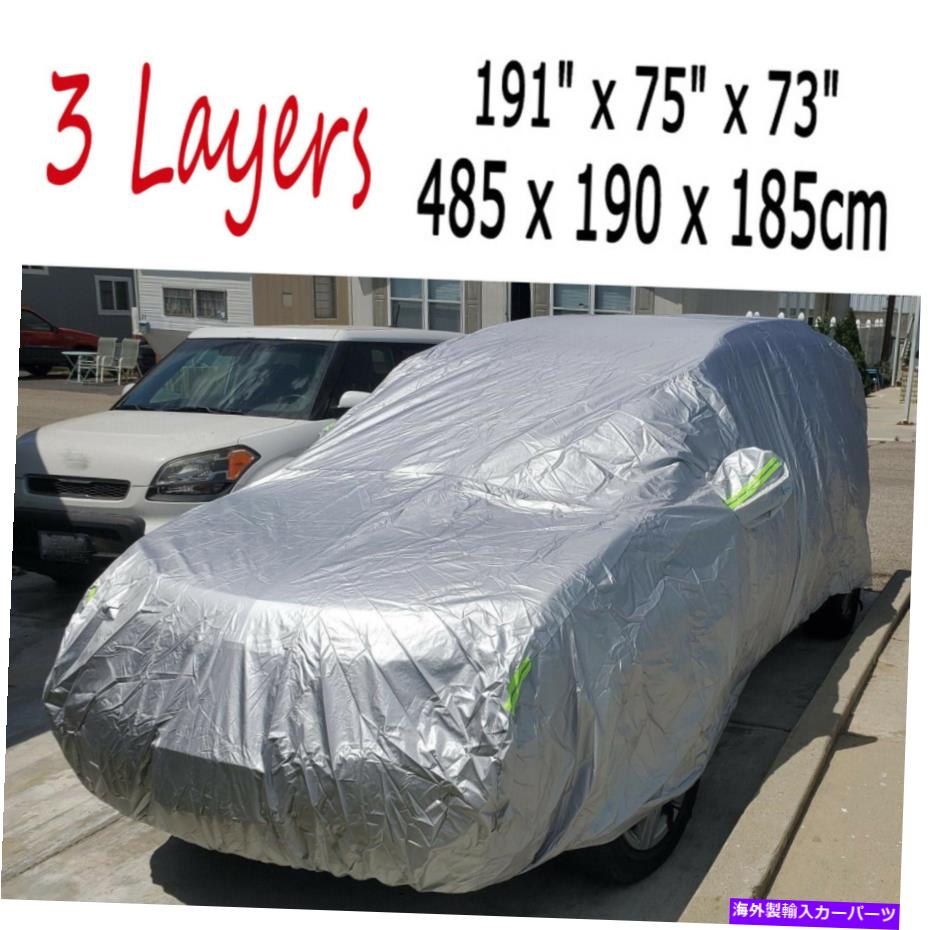 カーカバー シボレーequinox 2004-21フルカーカバー屋外防水性オールウェザーSUV For Chevrolet Equinox 2004-21 Full Car Cover Outdoor Waterproof All Weather SUV【並行輸入品】