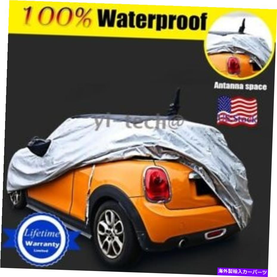 カーカバー R55 R56 R60 R61 F55 F56車カバー付きミニクーパー用のオリジナルアンテナスペース R55 R56 R60 R61 F55 F56 Car Cover w/Original Antena Space For MINI COOPER【並行輸入品】