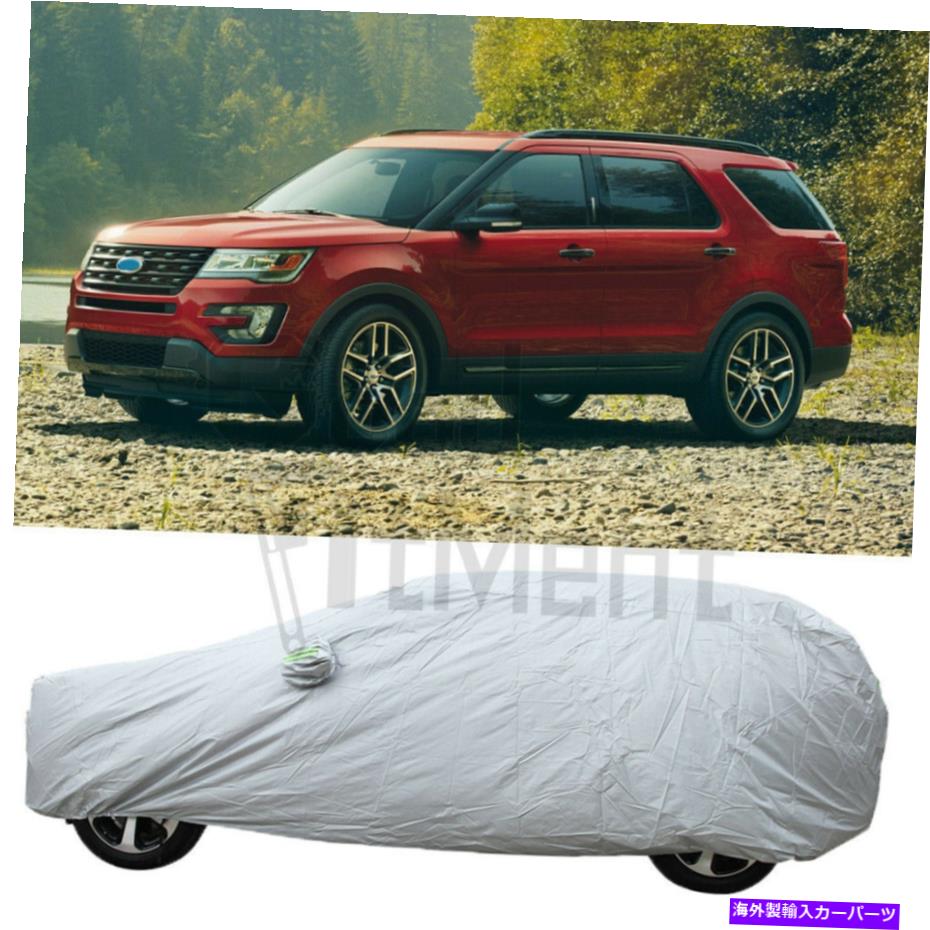 カーカバー Ford Explorer 2005-2018用16フィートフルカーカバーSUV防水自動車保護 For Ford Explorer 2005-2018 16ft Full Car Cover SUV Waterproof Auto Protection【並行輸入品】