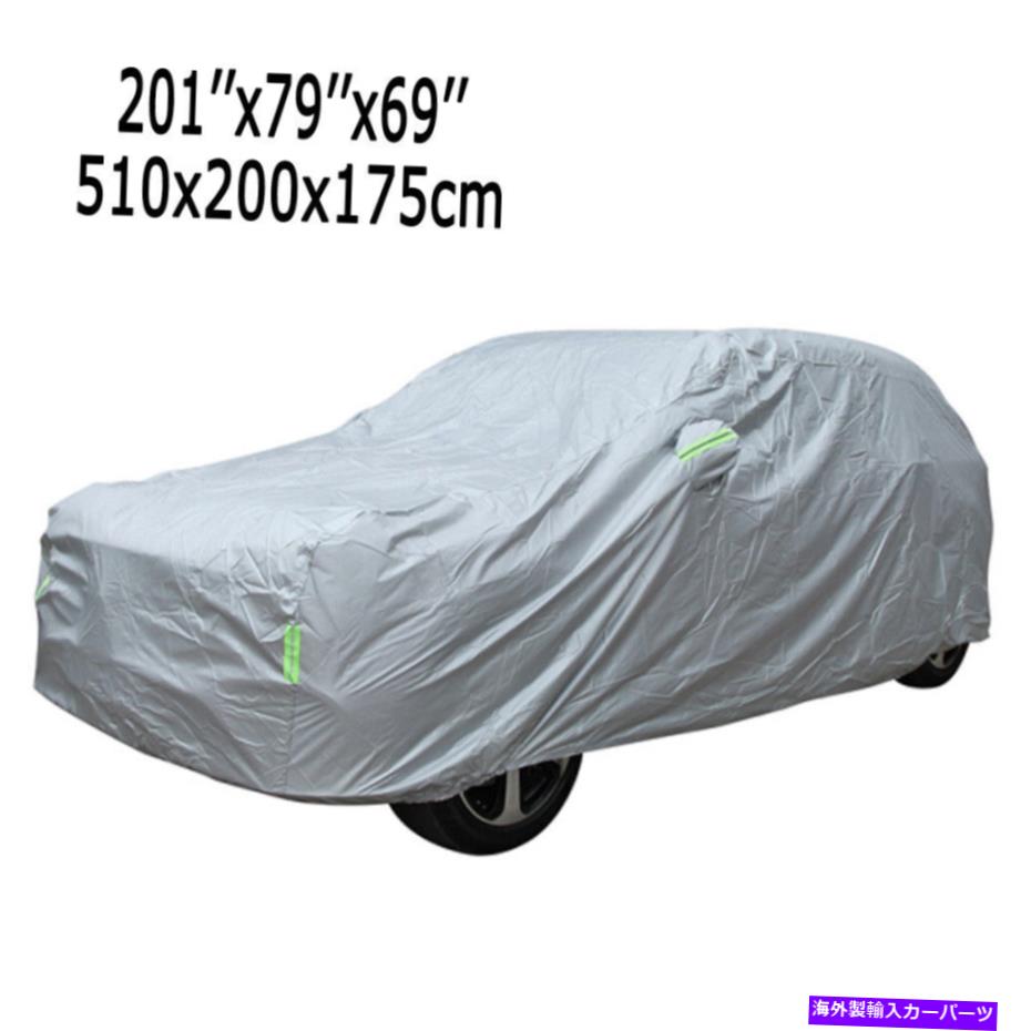 カーカバー フルカーカバーアルミニウムオートUVサンスノーダストレイン雨耐性保護SUV XL Full Car Cover Aluminum Auto UV Sun Snow Dust Rain Resistant Protection SUV XL【並行輸入品】