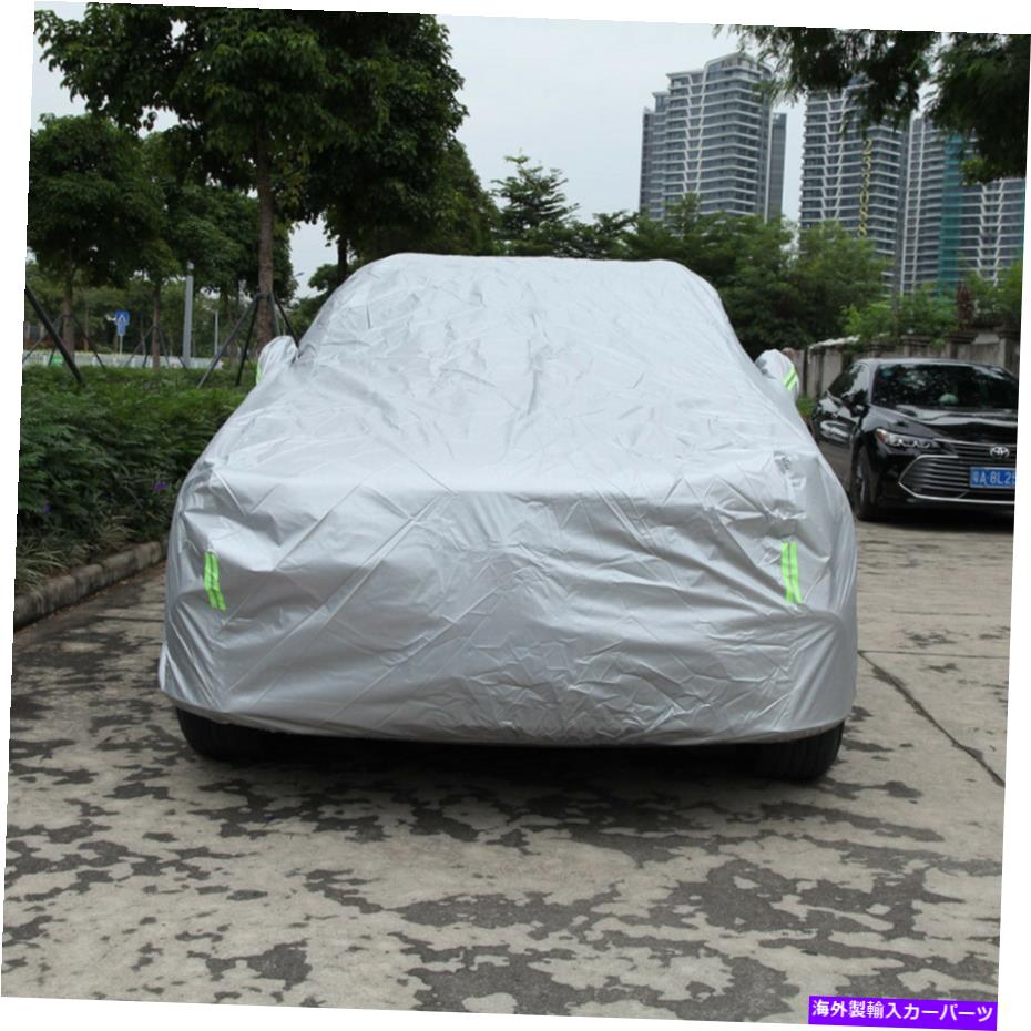 カーカバー ジープラングラーの4ドアカーカバー防水屋外UVサンスノーダスト抵抗性 For Jeep Wrangler 4-Door Car Cover Waterproof Outdoor UV Sun Snow Dust Resistant【並行輸入品】