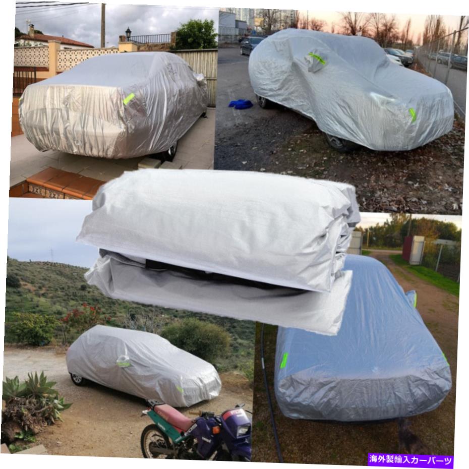 カーカバー 車のカバー190t防水太陽UVダスト雨の耐性保護すべてのセダンに適合する Car Cover 190T Waterproof Sun UV Dust Rain Resistant Protection Fit All Sedan【並行輸入品】