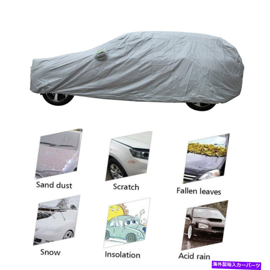カーカバー ドアダストのSUVバントラックの防水フルカーカバーUVレイーンスノー WaterProof Full Car Cover For SUV Van Truck In Out Door Dust UV Ray Rain Snow【並行輸入品】