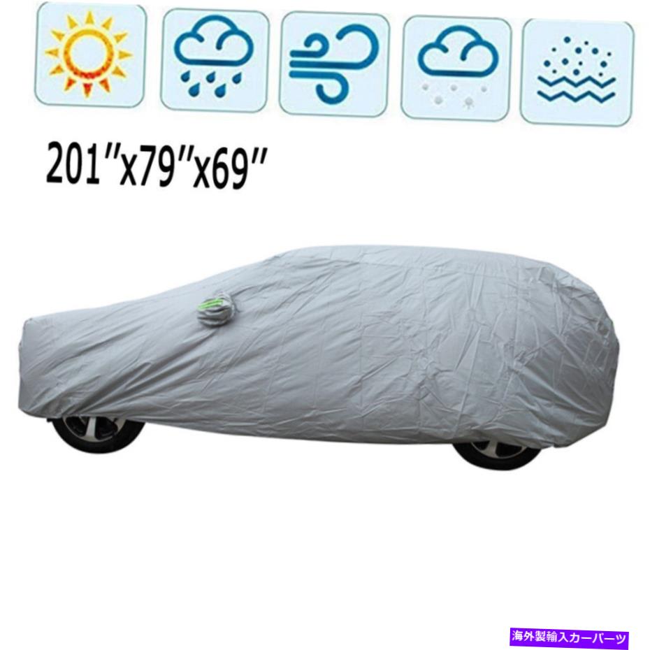 カーカバー SUVフルカーカバー防水太陽UV雪ほこり雨耐性保護XLサイズ SUV Full Car Cover Waterproof Sun UV Snow Dust Rain Resistant Protection XL Size【並行輸入品】