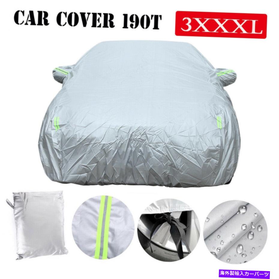 カーカバー 車のフルカバーレインUVダストスノー耐性ユニバーサルフィットセダン保護208 '' Car Full Cover Rain UV Dust Snow Resistant Universal Fit Sedan Protection 208''【並行輸入品】