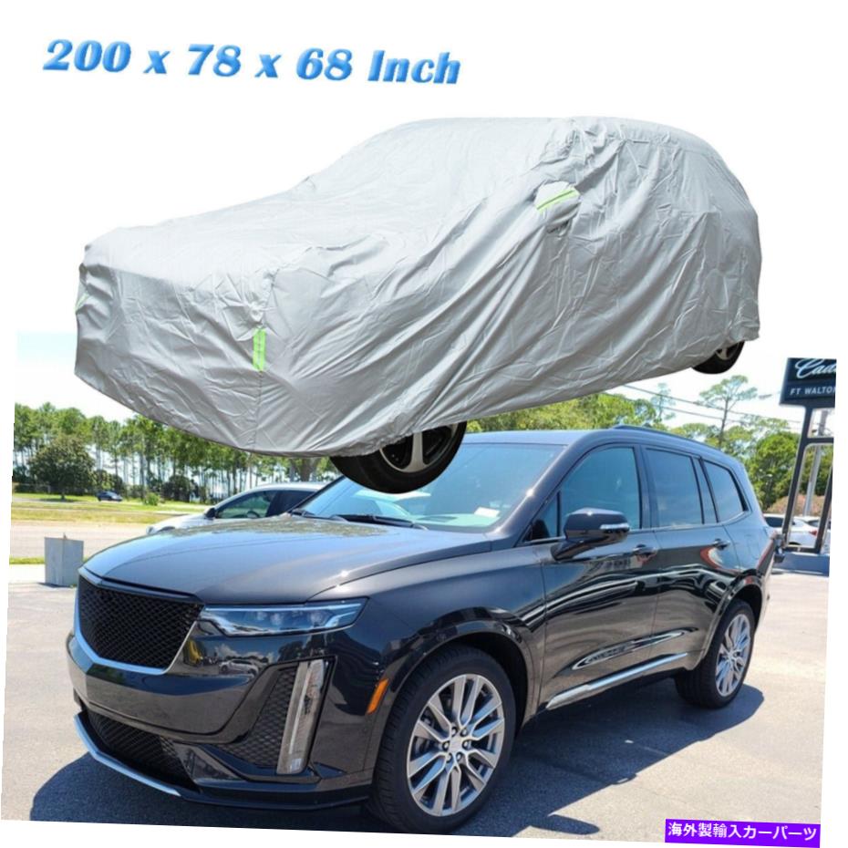カーカバー Cadillac XT6 XT5のためのフルカーカバー保護すべての天候ダストウォータースノープルーフ For Cadillac XT6 XT5 Full Car Cover Protection All Weather Dust Water Snow Proof【並行輸入品】