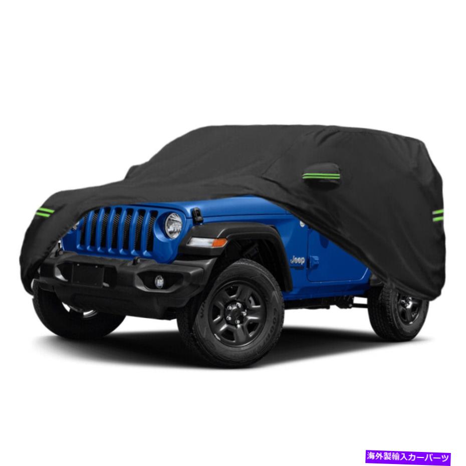 カーカバー SUVカーカバー防水オックスフォードUVジープラングラーの耐性ダスト保護 SUV Car Cover Waterproof Oxford UV Resistant Dust Protection For Jeep Wrangler【並行輸入品】