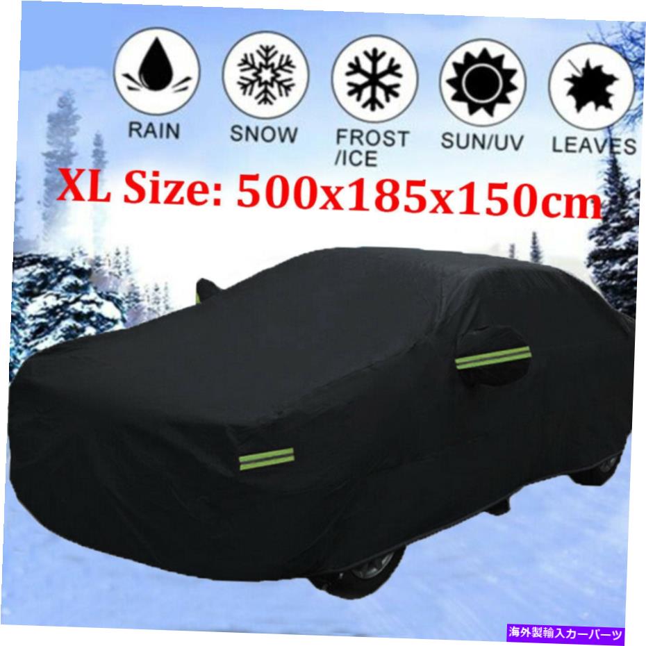 カーカバー 黒いフルカーカバー420D防水雨レクサスGS ESのすべての気象保護 Black Full Car Cover 420D Waterproof Rain All Weather Protection For Lexus GS ES【並行輸入品】