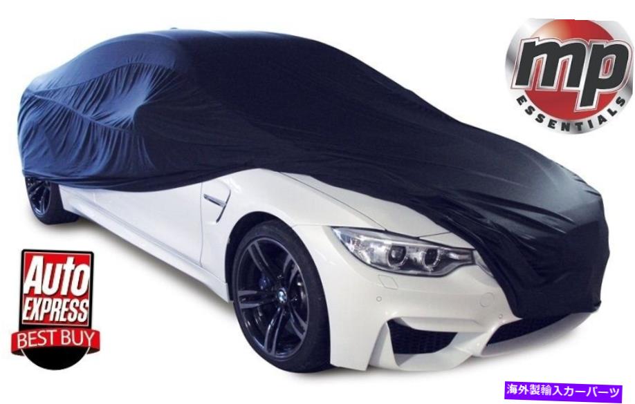 カーカバー MPEブラックソフト通気性生地屋内ガレージとショールームフルカーカバー - 大きな MPE Black Soft Breathable Fabric Indoor Garage & Showroom Full Car Cover - LARGE【並行輸入品】