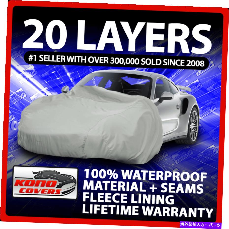 カーカバー 20レイヤーカーカバーフリースの裏地防水柔らかい通気性屋内屋外17339 20 Layer Car Cover Fleece Lining Waterproof Soft Breathable Indoor Outdoor 17339【並行輸入品】
