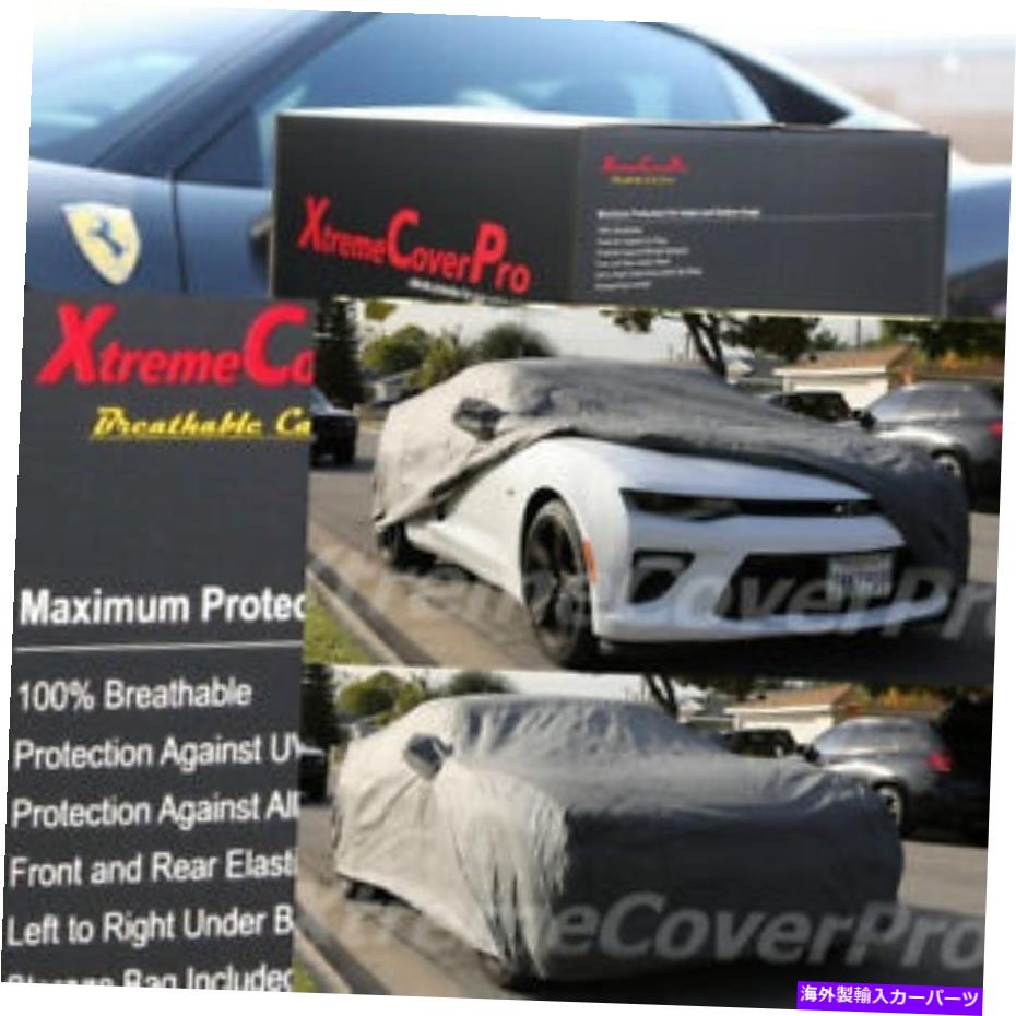 カーカバー カスタムフィット2010 2011 2012 2013 2014 2015シボレーカマロ通気性カーカバーグレー Custom fit 2010 2011 2012 2013 2014 2015 CHEVY CAMARO BREATHABLE CAR COVER GREY【並行輸入品】