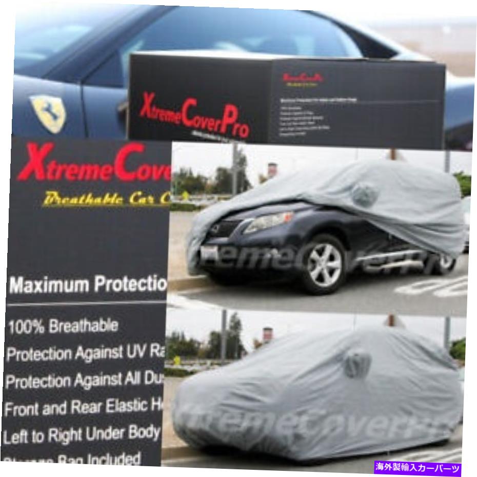 カーカバー 2015 Lexus RX350 RX450H通気性カーカバー付きミラーポケット - グレー 2015 LEXUS RX350 RX450H Breathable Car Cover w/Mirror Pockets - Gray【並行輸入品】