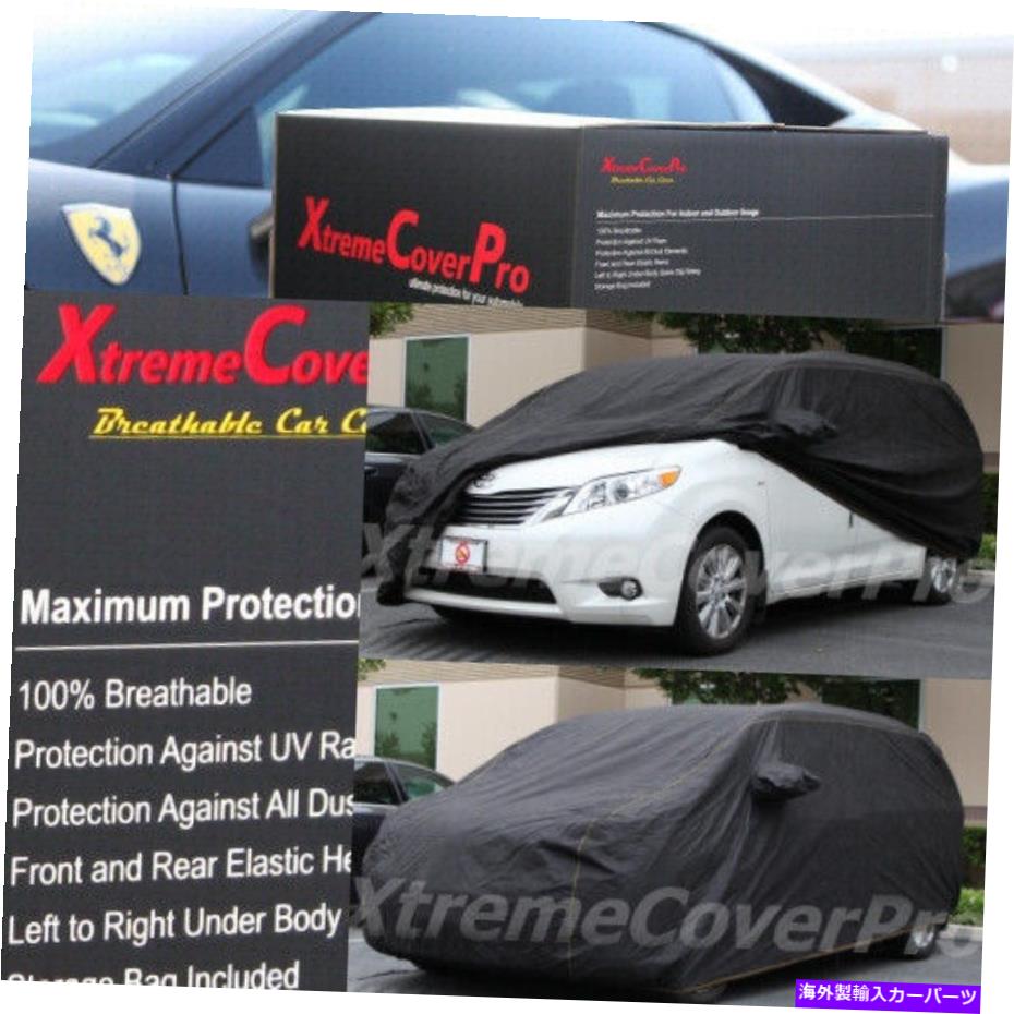 カーカバー 2014トヨタシエナ通気性カーカバー付きミラーポケット 2014 TOYOTA Sienna Breathable Car Cover w/ Mirror Pocket【並行輸入品】