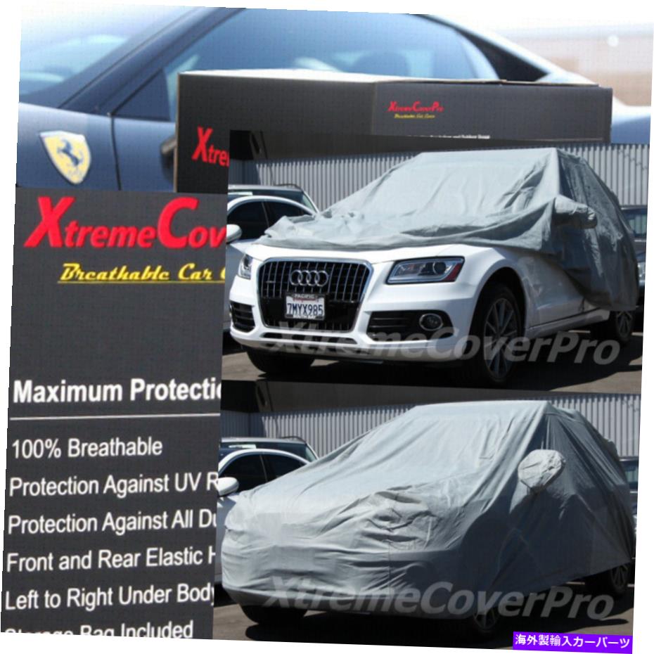 カーカバー 2014アウディQ5通気性カーカバー付きミラーポケット付き 2014 Audi Q5 Breathable Car Cover w/ Mirror Pocket【並行輸入品】
