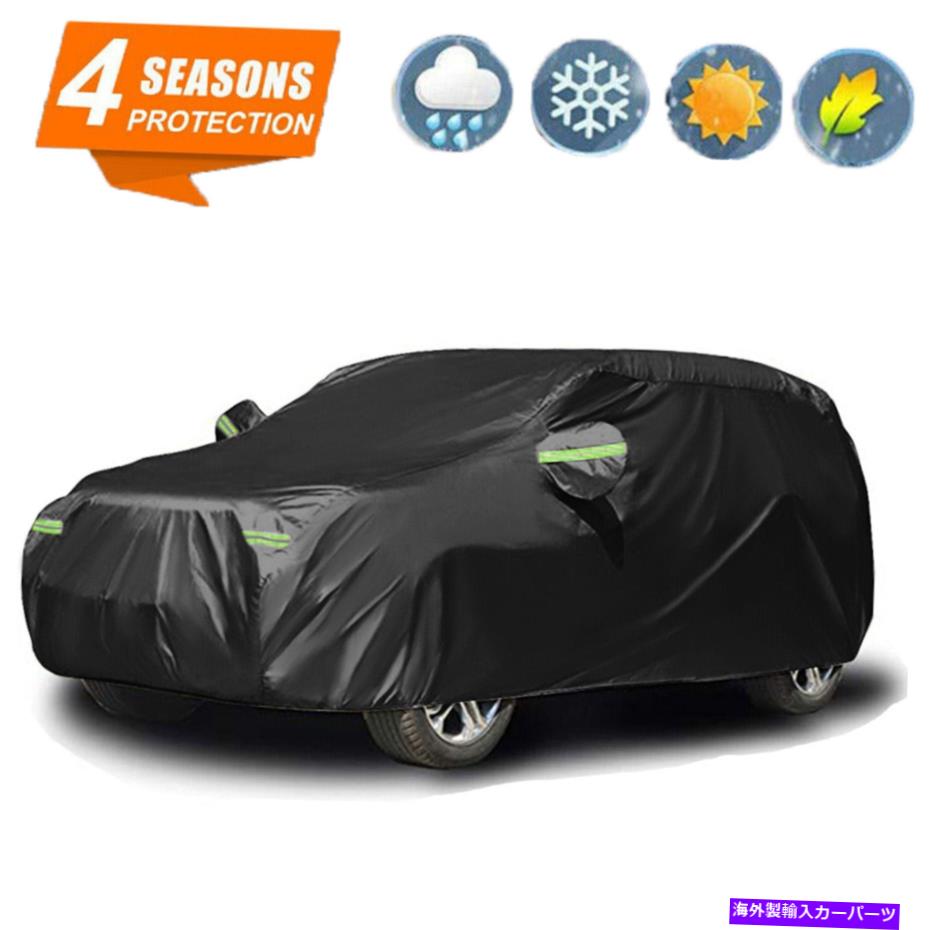 カーカバー フルSUVカーカバーヘビーデューティ通気性屋外ウォーターダストスクラッチ保護 Full SUV Car Cover Heavy Duty Breathable Outdoor Water Dust Scratch Protection【並行輸入品】
