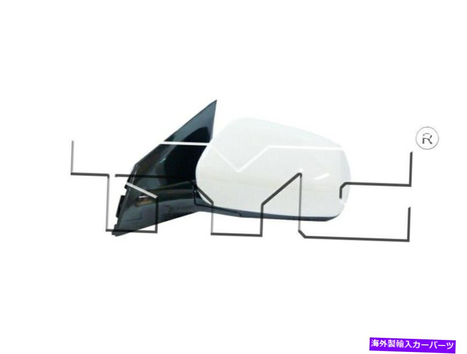 USミラー Tyc Power Memory 03-04 Muranoのための非頭の手動折りたたみ式左ドライバーサイド TYC Power Memory Non-Headed Manual Fold Mirror Left Driver Side For 03-04 Murano【並行輸入品】