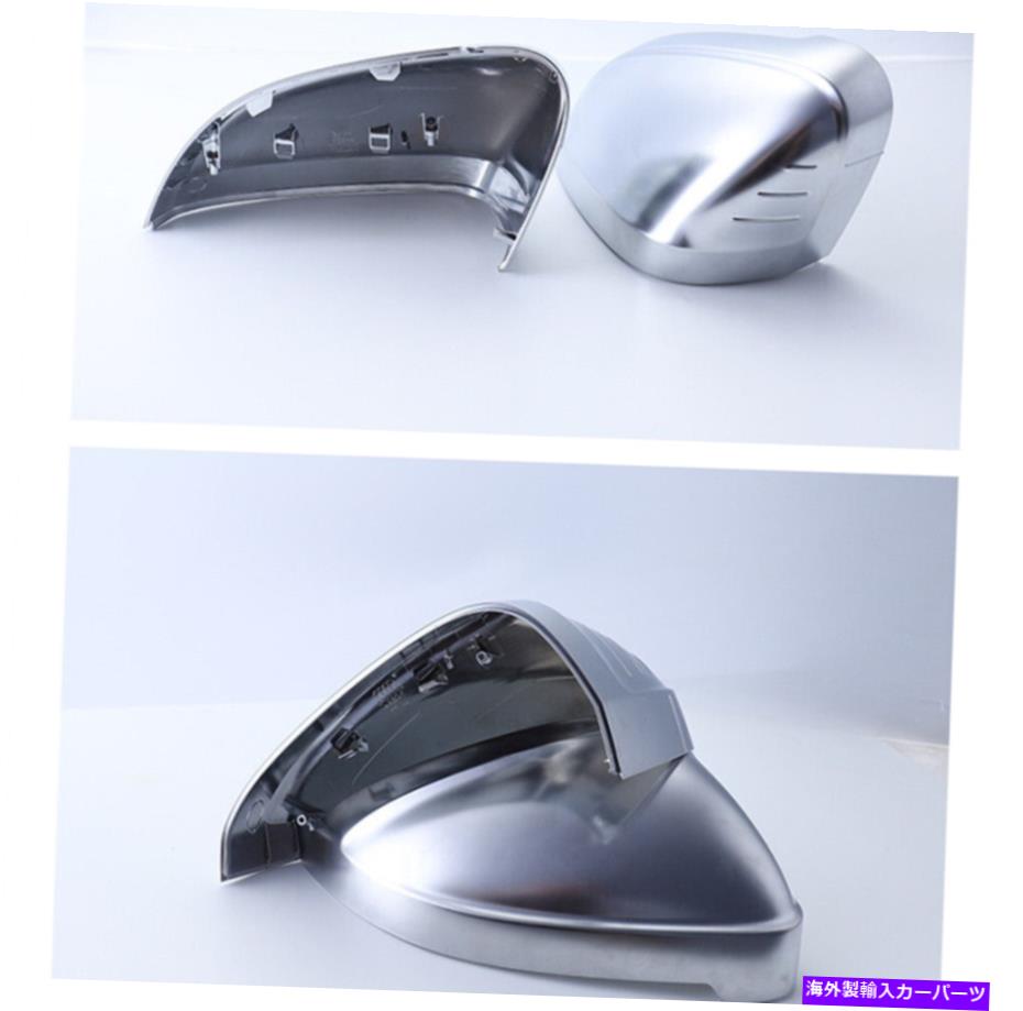 USミラー シルバーアロイカーサイドドアミラーカバーハウジングキャップキットアウディA4 B9 2017マット Silver Alloy Car Side Door Mirror Cover Housing Cap Kit For Audi A4 B9 2017 Matt【並行輸入品】