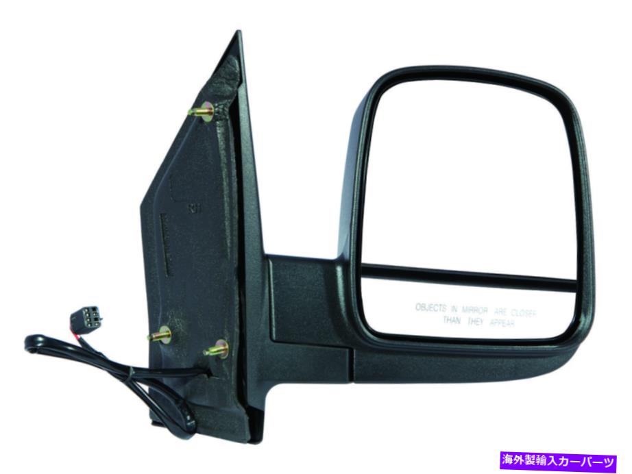 USミラー GMC SAVANA 3500 2008-2018ドアミラー助手席側|電力加熱黒 For GMC Savana 3500 2008-2018 Door Mirror Passenger Side | Power Heated Black【並行輸入品】