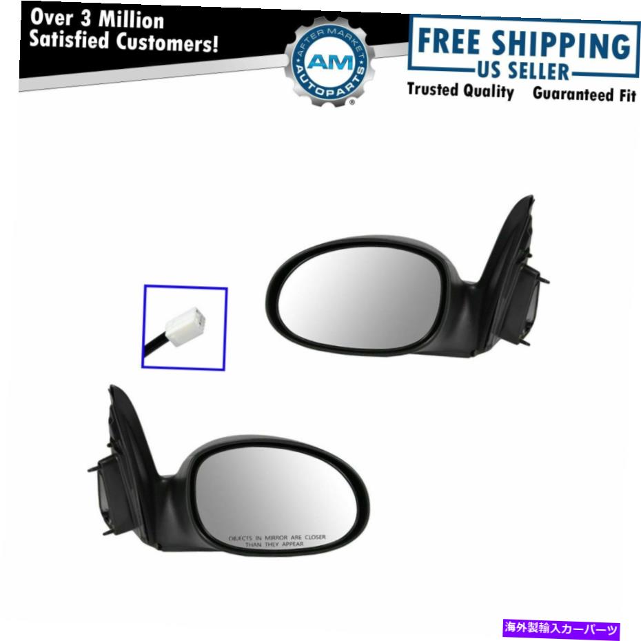 USミラー パワーサイドビューミラー左と右ペアセット04-10クライスラーPTクルーザー Power Side View Mirrors Left & Right Pair Set New for 04-10 Chrysler PT Cruiser【並行輸入品】