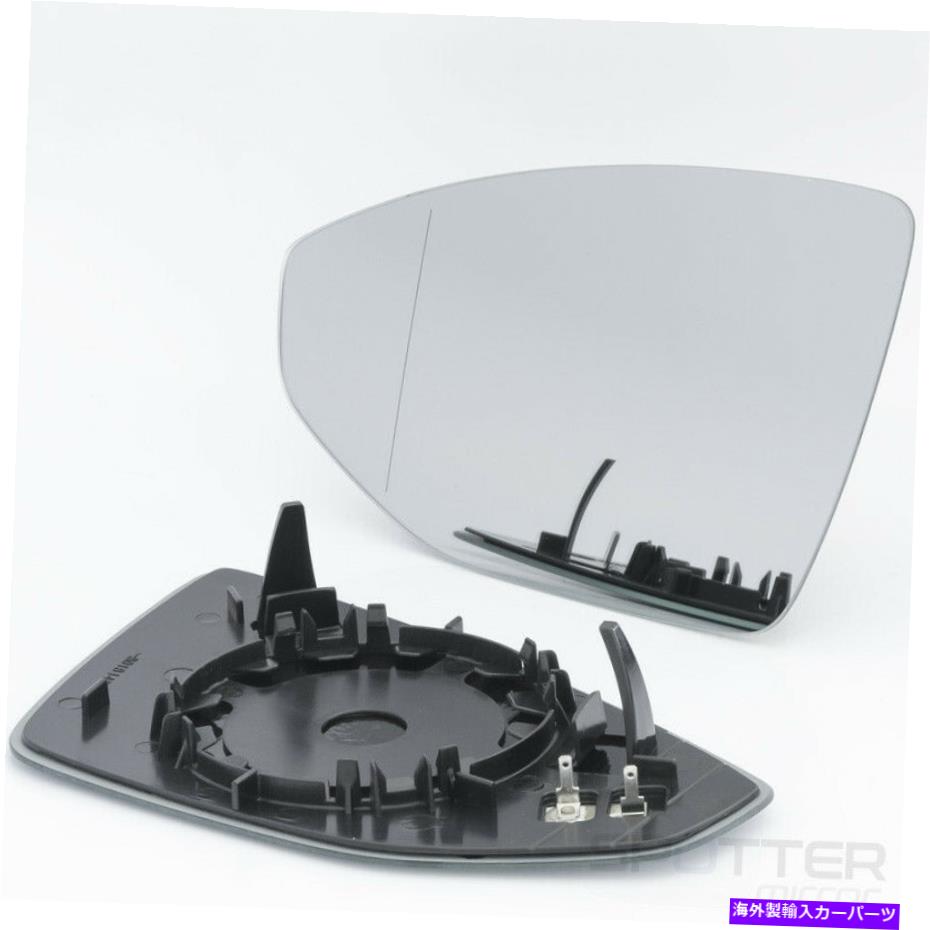 USミラー アウディA6 A7 A8 Quattro 2019 2020 2021ドライバー左側のミラーグラス Mirror Glass for AUDI A6 A7 A8 Quattro 2019 2020 2021 Driver Left Side【並行輸入品】