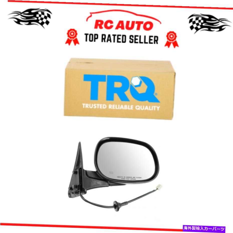USミラー TRQブラックパワー加熱サイドビューミラー助手席側RHダッジラムトラック用 TRQ Black Power Heated Side View Mirror Passenger Side RH for Dodge Ram Truck【並行輸入品】