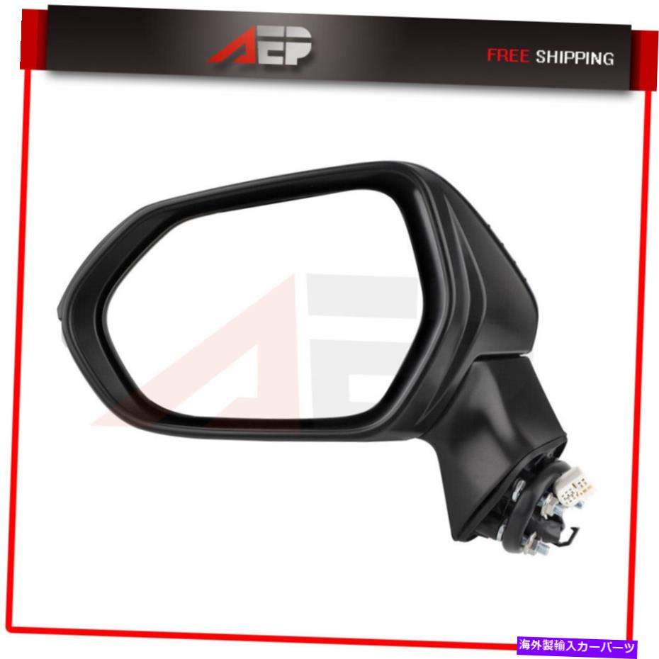 USミラー ドアミラーパワー加熱ターンシグナルドライバーサイドブラックフィット2019トヨタカローラ Door Mirror Power Heated Turn Signal Driver Side Black Fits 2019 Toyota COROLLA【並行輸入品】