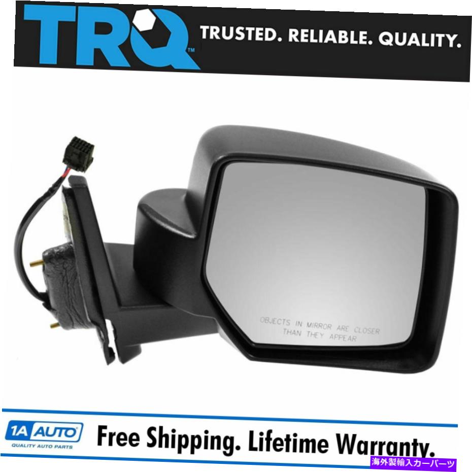 USミラー TRQサイドビューミラーパワー07-17ジープパトリオットのブラックRH TRQ Side View Mirror Power Textured Black RH for 07-17 Jeep Patriot【並行輸入品】