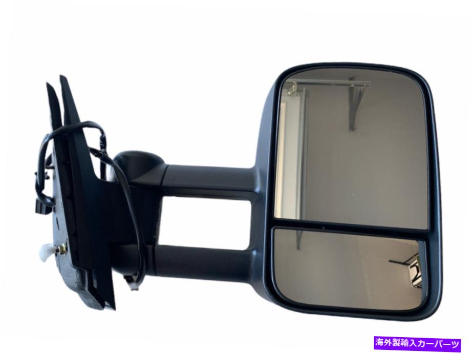 USミラー 2007-2013シルバラードシエラ拡張可能な牽引トレーラーパワーサイドミラー右 2007-2013 Silverado Sierra Extendable Tow Trailer Power Side Mirrors Right【並行輸入品】