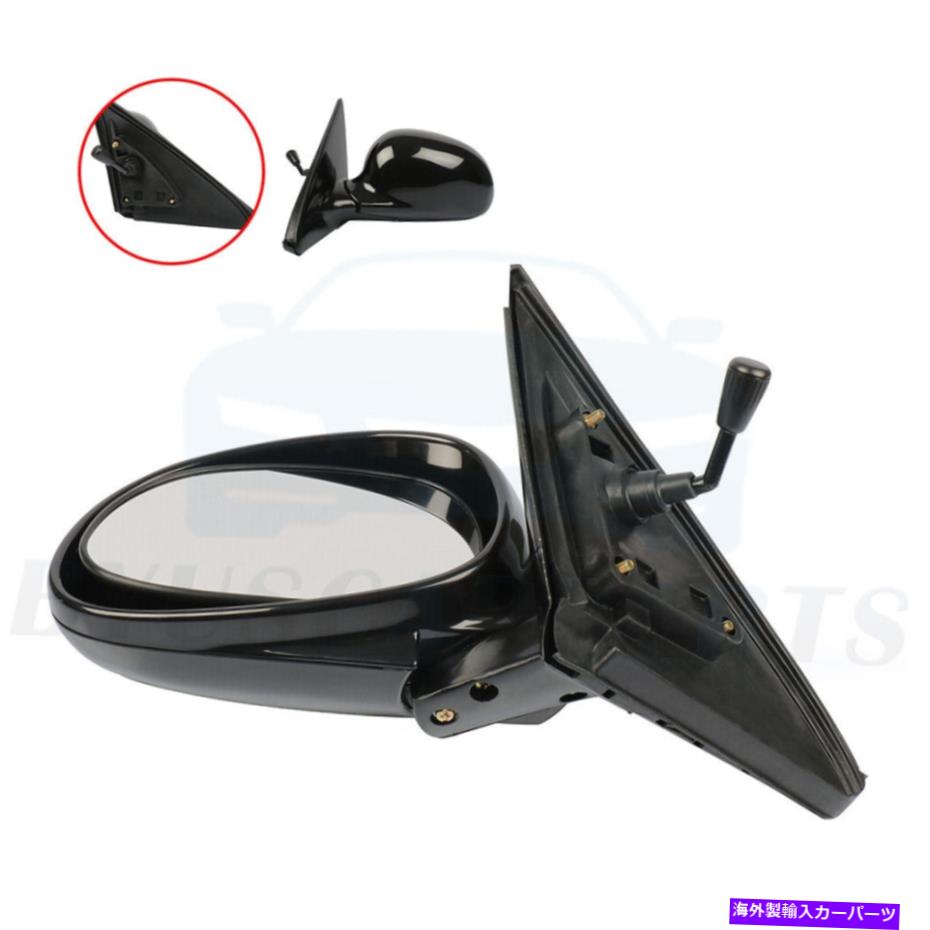 USミラー サイドブラックマニュアルミラーは1993-1995ホンダシビックLHフォルフォーイに適合します Side Black Manual Mirror Fits 1993-1995 Honda Civic LH Foldaway【並行輸入品】