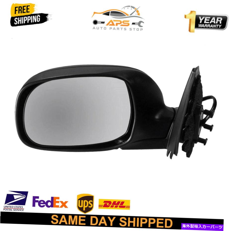 USミラー 折りたたみパワーミラーブラックドライバーサイドLH左2001-07トヨタツンドラセコイア Folding Power Mirror Black Driver Side LH Left For 2001-07 Toyota Tundra Sequoia【並行輸入品】