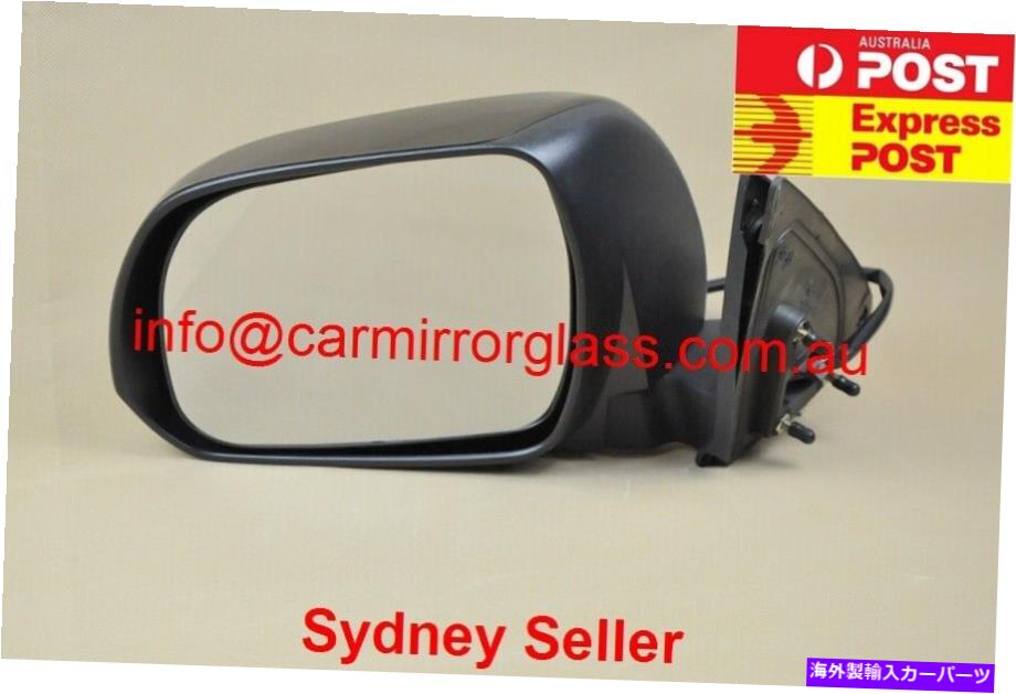 USミラー トヨタクルーガーのための新しいドアミラー2007-2010左側（黒、電気） NEW DOOR MIRROR FOR TOYOTA KLUGER 2007-2010 LEFT SIDE (BLACK, ELECTRIC)【並行輸入品】