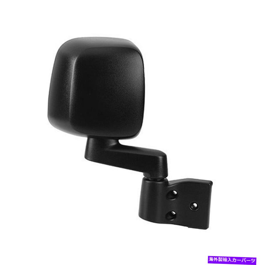 USミラー 交換用の黒い助手席側のマニュアルドアミラー Replacement Black Passenger Side Manual Door Mirror【並行輸入品】