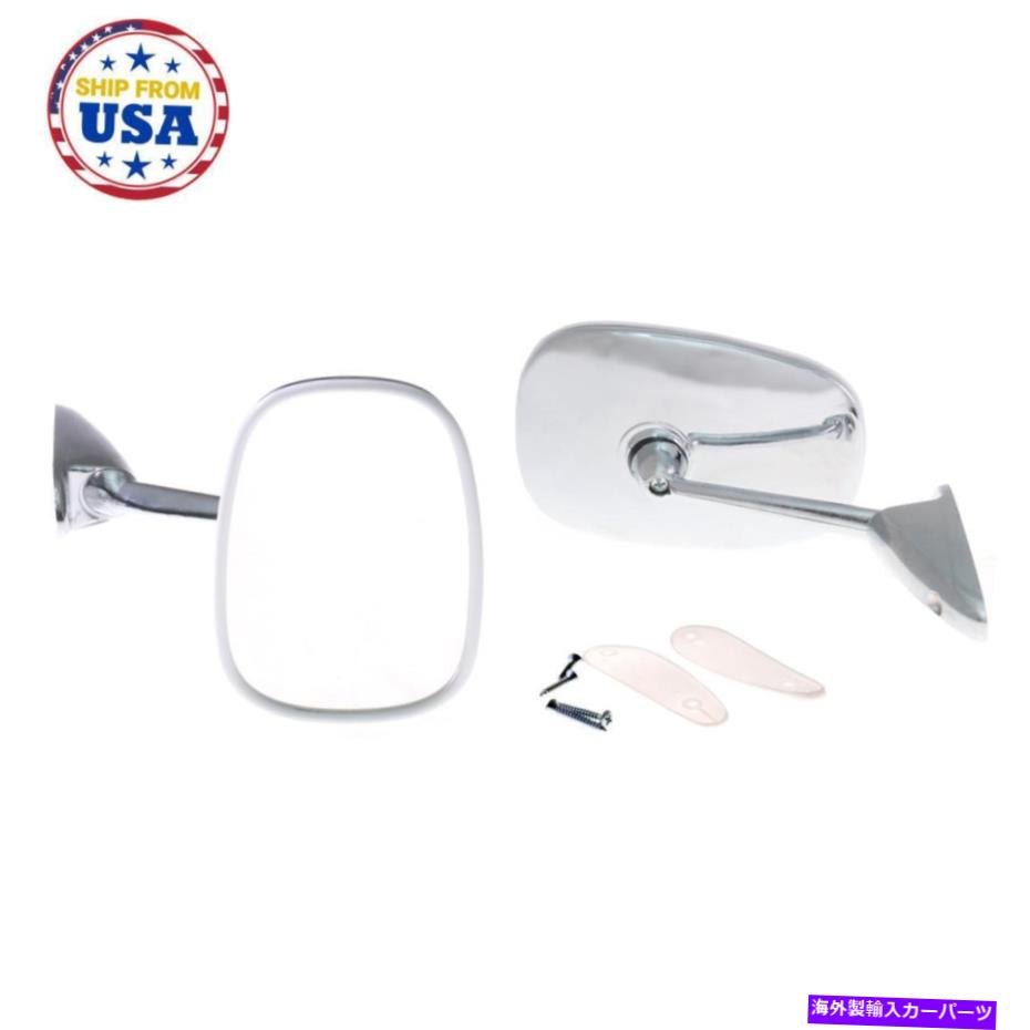 USミラー ローバーP6互換性のある新しいペアクロームドアフェンダーミラー左右側1963-1977 ROVER P6 COMPATIBLE NEW PAIR CROME DOOR FENDER MIRRORS LEFT RIGHT SIDE 1963-1977【並行輸入品】