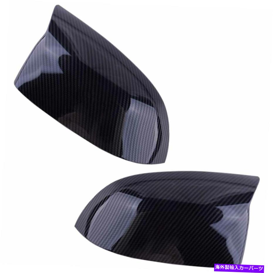 USミラー ペアカーボンファイバースタイルサイドミラーカバーCAP BMW X3 X4 X5 X6 X7 G01-G07に適しています Pair Carbon Fiber Style Side Mirror Cover Cap fit for BMW X3 X4 X5 X6 X7 G01-G07【並行輸入品】
