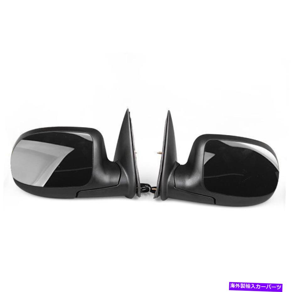 USミラー ペアパワー加熱サイドドアミラーLH + RHフィットシボレーシルバードタホ1999-2002 Pair Power Heated Side Door Mirrors LH + RH Fit Chevy Silverado Tahoe 1999-2002【並行輸入品】