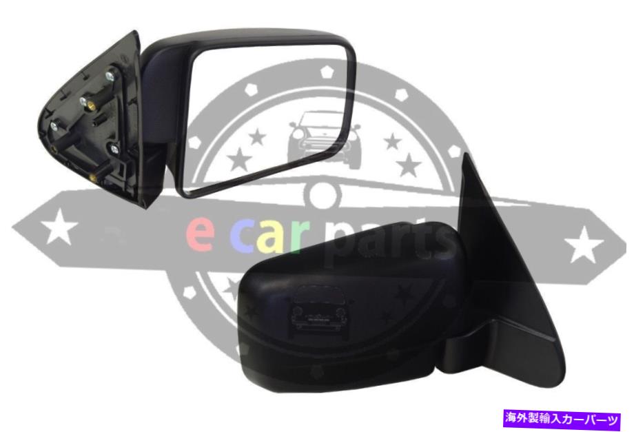 USミラー フォードクーリエPE-PH 1/1999-12/2006右側のサイドドアミラーブラックマニュアル FORD COURIER PE-PH 1/1999-12/2006 RIGHT HAND SIDE DOOR MIRROR BLACK MANUAL【並行輸入品】
