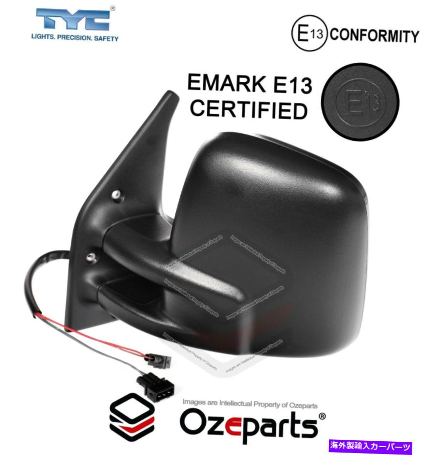 USミラー LH VWフォルクスワーゲントランスポーターバスT4 92?04のための熱で左電気ドアミラー LH Left Electric Door Mirror w/Heat For VW Volkswagen Transporter Bus T4 92~04【並行輸入品】