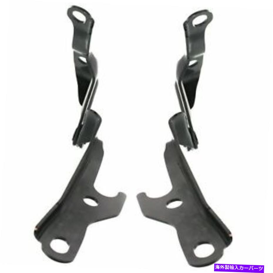 hinge 1992年から1996年のトヨタカムリの2つの左側と右側のフードヒンジアセンブリスチールのセット Set Of 2 Left & Right Side Hood Hinge Assembly Steel For 1992-1996 Toyota Camry【並行輸入品】