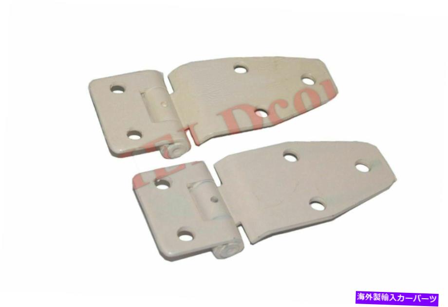 hinge ヒンジクラウンフード裸の金属のウィリスフォードユニバーサルフィットECS Hinges Crown Hood Bare Metal For Willys Ford Universal Fit ECs【並行輸入品】