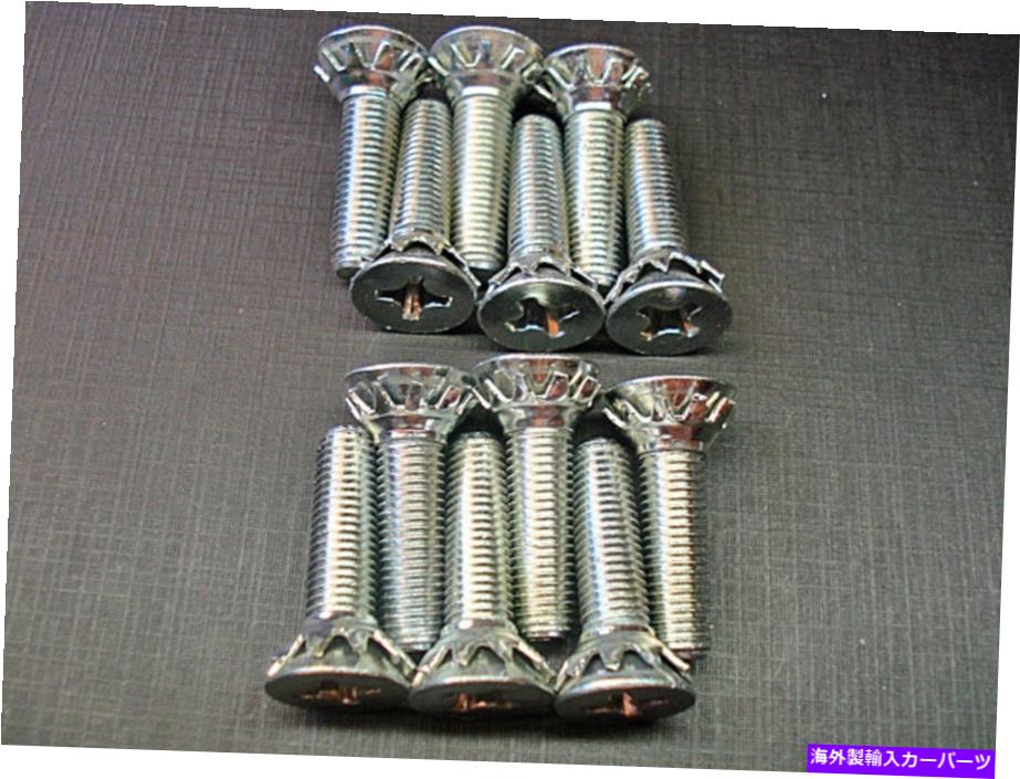 hinge 12 PCS 55 56 57シボレー4ドアリアドアヒンジネジ1955 1956 1957 12 pcs 55 56 57 Chevy 4-door rear door hinge screws 1955 1956 1957【並行輸入品】