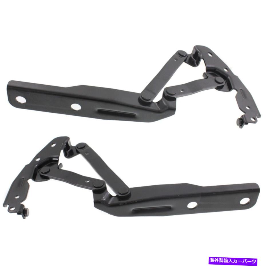 hinge 2つのフードヒンジの新しいセットドライバーと町と田舎の助手席側lh rhペア New Set of 2 Hood Hinges Driver & Passenger Side for Town and Country LH RH Pair【並行輸入品】